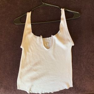 Urban Outfitters White Tank Top, Size Large